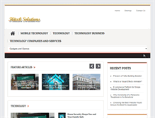 Tablet Screenshot of hitech-solutions.info